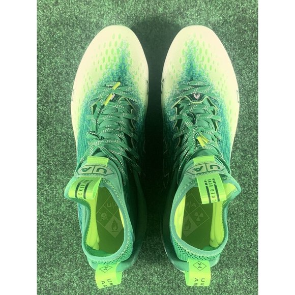 Under Armour Spotlight Lux‎ MC 2.0 Football Cleats Size 12.5 Green 3025082-301 main image 7